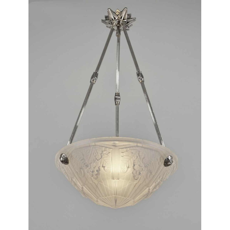 Maynadier : Franse 1930 art deco hanglamp