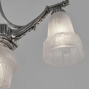 Muller frères : lustre art déco. France 1930