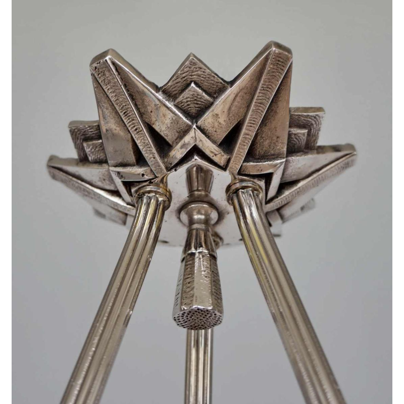 Maynadier : French art deco pendant ... 1930 chandelier France