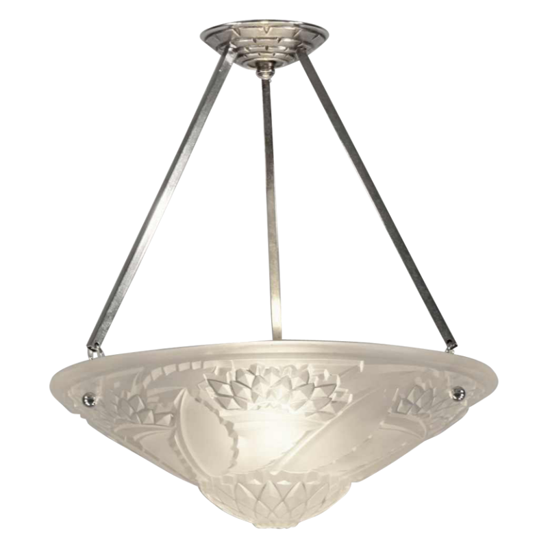 Georges Viarmé : suspension art déco, France 1930