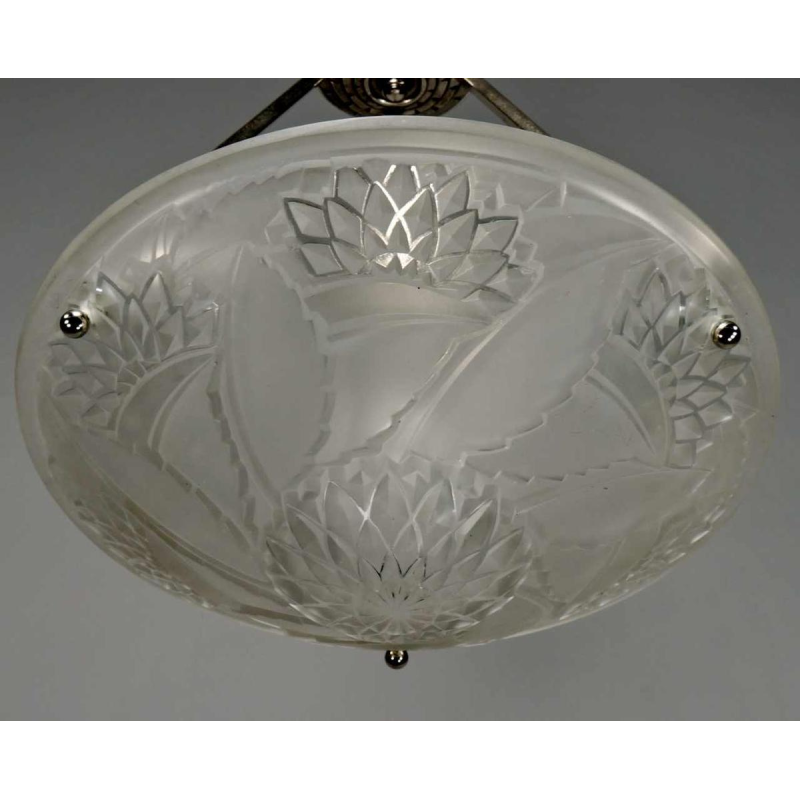 Georges Viarmé : suspension art déco, France 1930