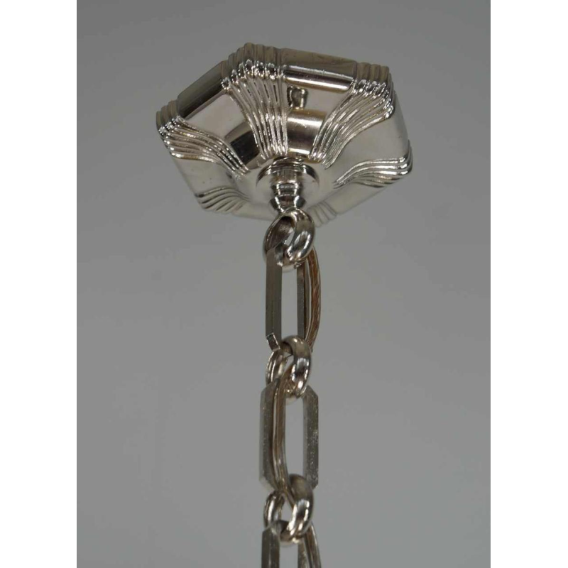 Hanots : French art deco chandelier ... 1930 France