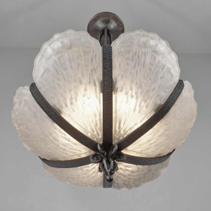B.Morin : lustre art déco. France 1930