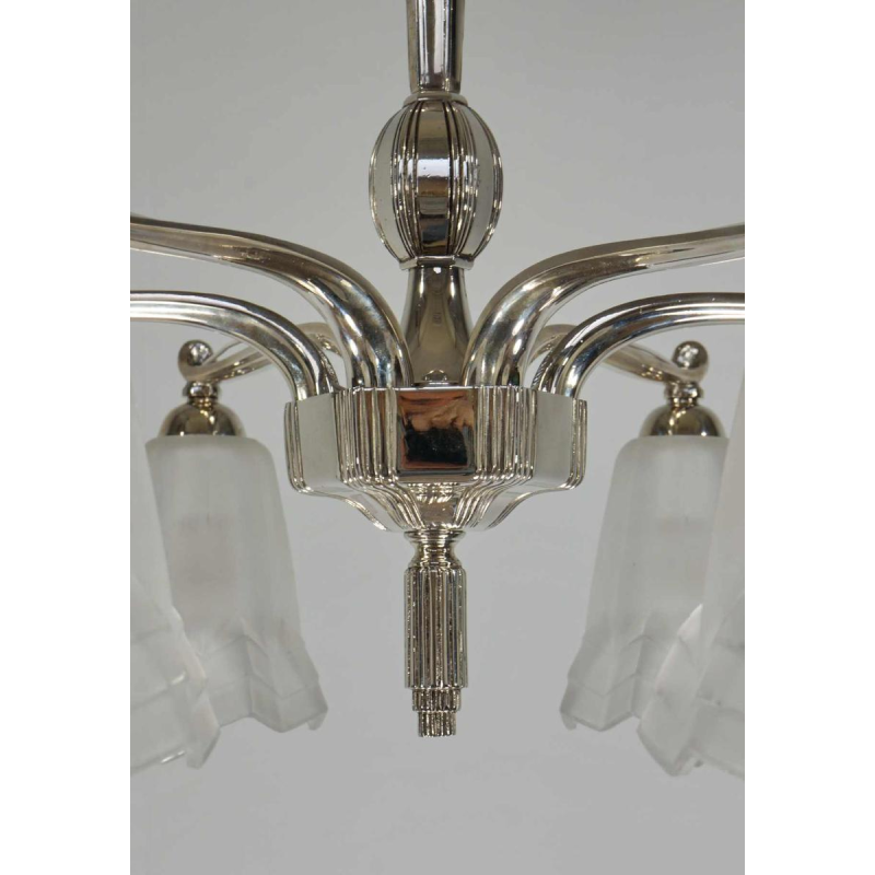 Degué : lustre art déco, France 1930