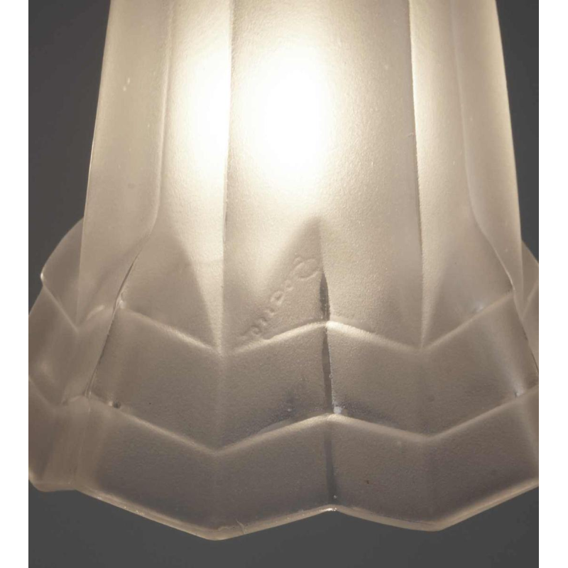 Degué : Franse 1930 art deco kroonluchter