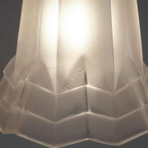 Degué : lustre art déco, France 1930
