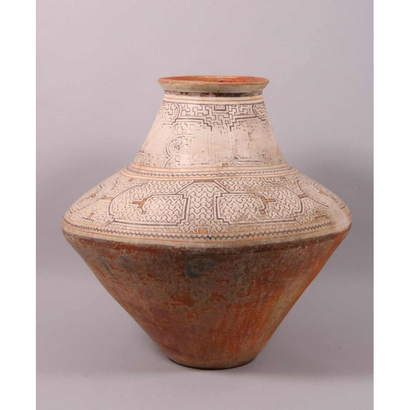 Shipibo anthropomorphic jar Peru