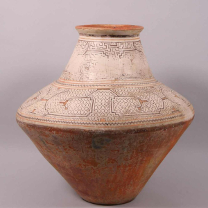 Shipibo anthropomorphic jar Peru