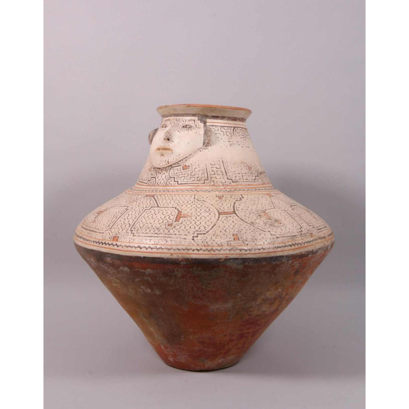 Shipibo anthropomorphic jar Peru