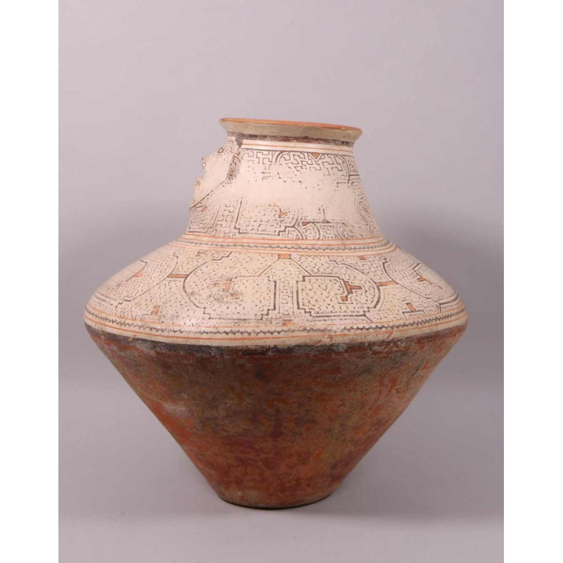Shipibo anthropomorphic jar Peru