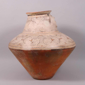 Shipibo anthropomorphic jar Peru