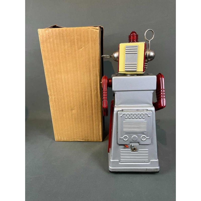 Chef Robotman, metalen robot van Yoshiya, Japan ca 1960