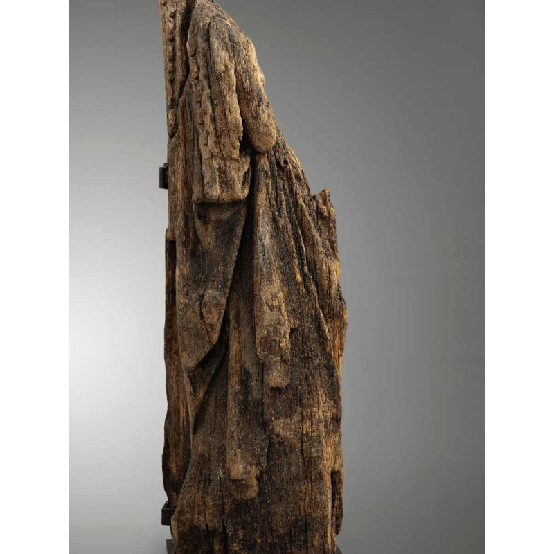 Beeldhouwwerk van hout “Sainte Barbe”, 16e eeuw