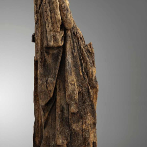 Beeldhouwwerk van hout “Sainte Barbe”, 16e eeuw