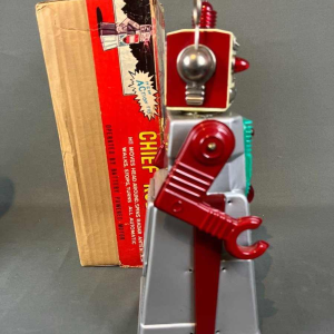 Chief Robotman, robot en métal Yoshiya, Japon ca 1960
