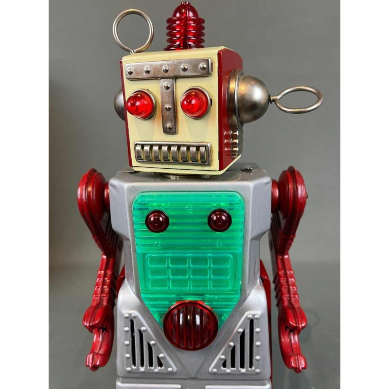 Chef Robotman, metalen robot van Yoshiya, Japan ca 1960