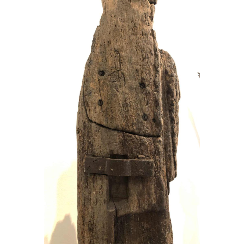 "Sainte Barbe" sculpture en bois sculpté, 16ème siècle