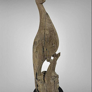 Pauw Mnong of Jarai Vietnam, Taeng hardhouten sculptuur, eind 19e eeuw