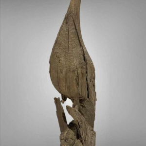 Paon Mnong ou Jarai Vietnam, sculpture en bois dur Taeng, fin 19ème siècle