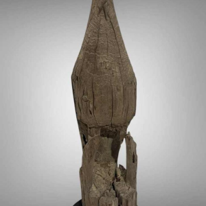 Peacock Mnong or Jarai Vietnam, Taeng hardwood sculpture, late 19th century