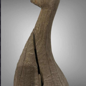 Peacock Mnong or Jarai Vietnam, Taeng hardwood sculpture, late 19th century