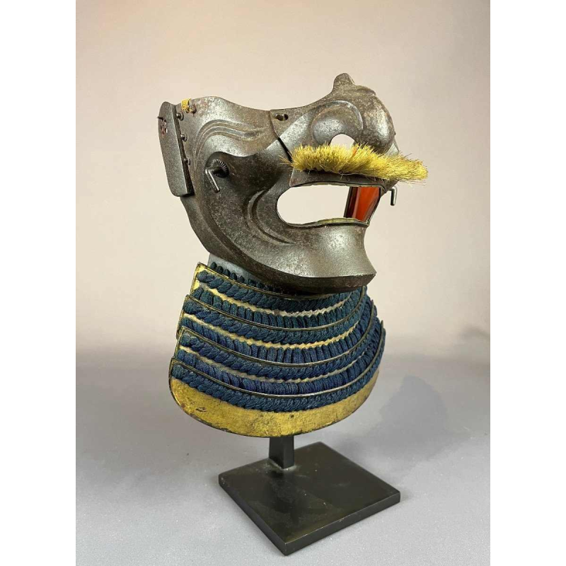 Menpo ressei Japon, atelier de Nara, école Haruta, époque milieu Edo.