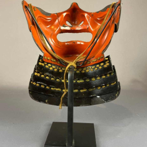 Menpo ressei Japon, atelier de Nara, école Haruta, époque milieu Edo.