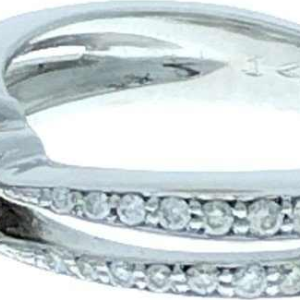Ring in 18 carat white gold with diamond