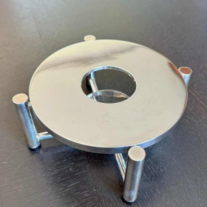 Robbe & Berkin, teapot warmer in silver-plated metal, Alta plating