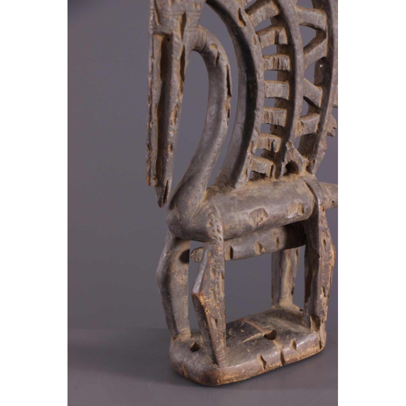 African tribal art - Ci Wara Bamana Crest Mask