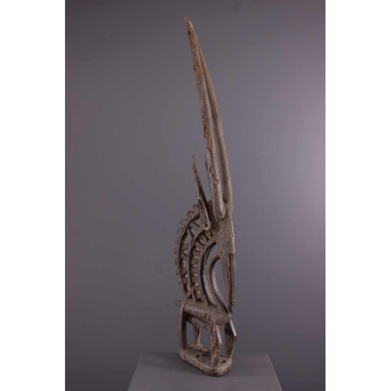 African tribal art - Ci Wara Bamana Crest Mask