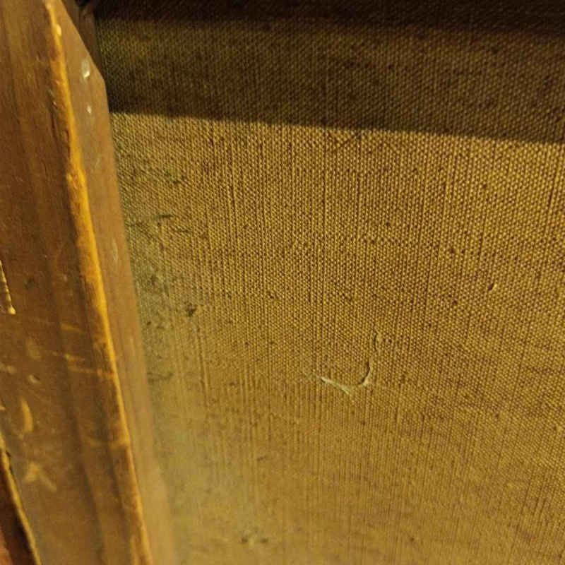 Charles Deshayes 'In the forest of Nemours' landscape painting, oil on canvas, 1880