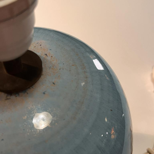 ANTONIO LAMPECCO, ceramic lamp base, ca 1980