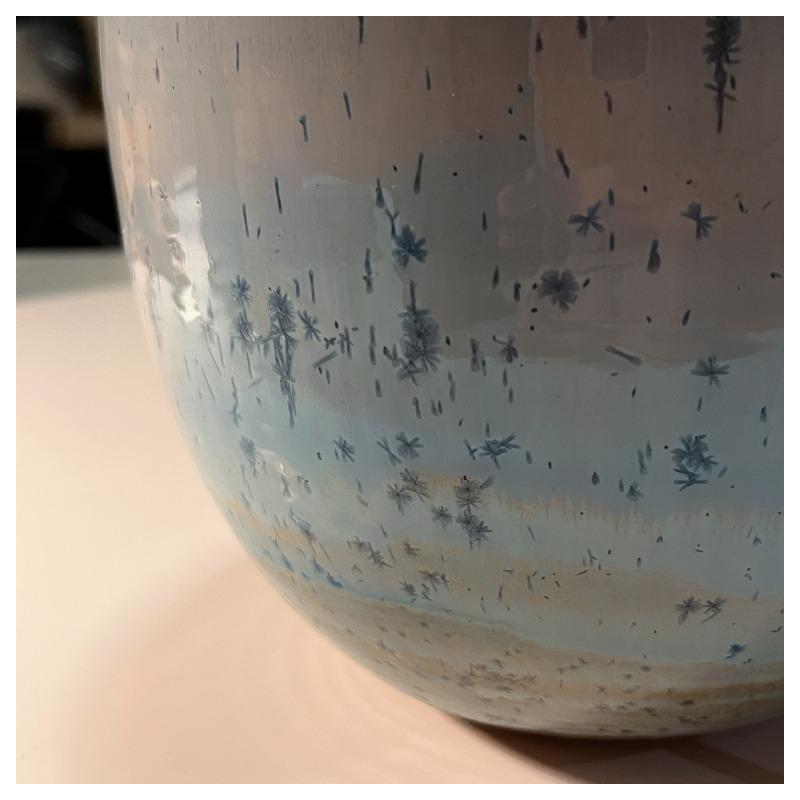 ANTONIO LAMPECCO, ceramic lamp base, ca 1980