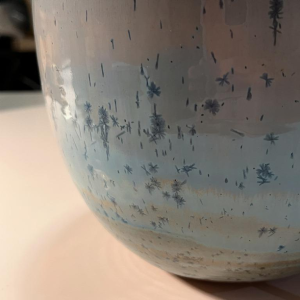 ANTONIO LAMPECCO, ceramic lamp base, ca 1980