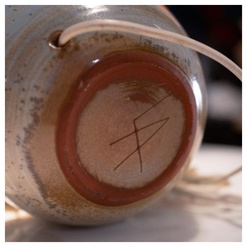 ANTONIO LAMPECCO, pied de lampe en céramique, ca 1980