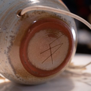 ANTONIO LAMPECCO, ceramic lamp base, ca 1980