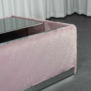 Table bar seventie's en fourrure