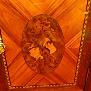 Lodewijk XVI stijl secretaire met ingelegde klep, 19e eeuw