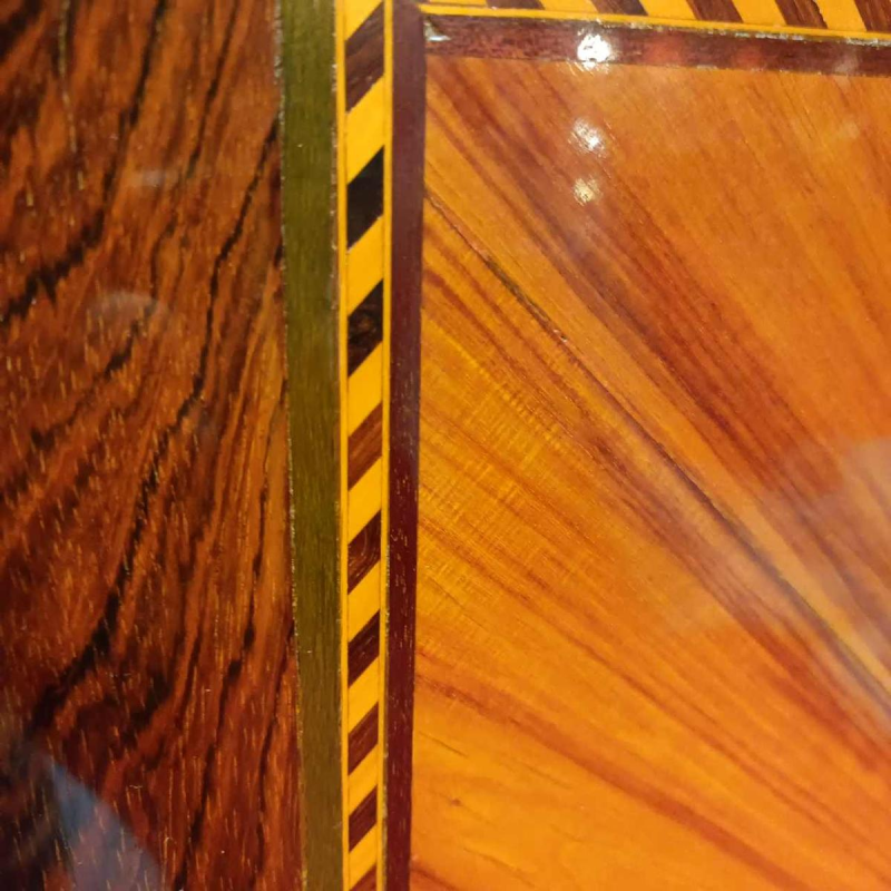 Secrétaire à abattant marqueté de style Louis XVI, époque XIXe s