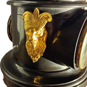 Jean-Baptiste REVILLON, Napoleon III clock with group of bronze putti, 19th c