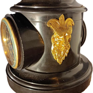 Jean-Baptiste REVILLON, Napoleon III clock with group of bronze putti, 19th c