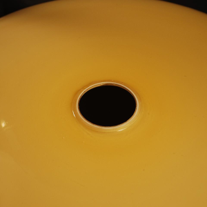 Art Deco table lamp in metal and opaline glass - circa 1930