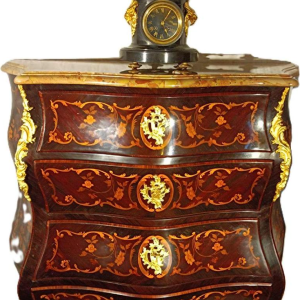 Jean-Baptiste REVILLON, Napoleon III clock with group of bronze putti, 19th c