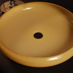 Art Deco tafellamp van metaal en opaline glas - circa 1930