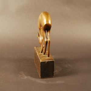 Frederick Guinzburg, "Deer" Art Deco bronze sculpture -1922