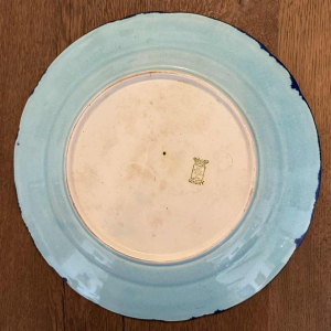 Emaux de Longwy, dish depicting a pair of pheasants in the wild, cloisonné enamel