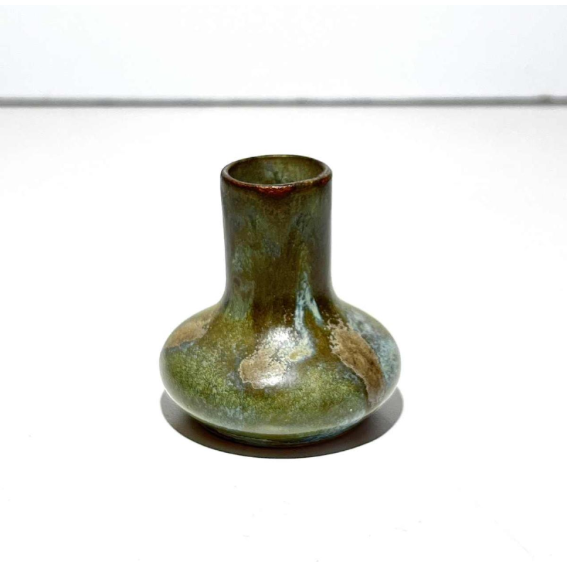 Denbac & Charles Greber, suite de 7 vases miniatures en gre`s, France de´but XX