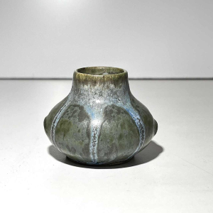 Denbac & Charles Greber, suite de 7 vases miniatures en gre`s, France de´but XX