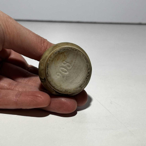 Denbac & Charles Greber, set of 7 stoneware miniature vases, France, early 20th century